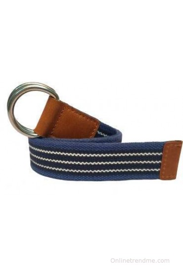 Skyforest Women, Men, Boys, Girls Casual Multicolor Canvas Belt(Navy Blue-Royal Blue-White)